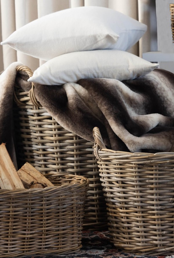 Winter Storage Baskets Shop Winter Wicker Baskets Online Volpes