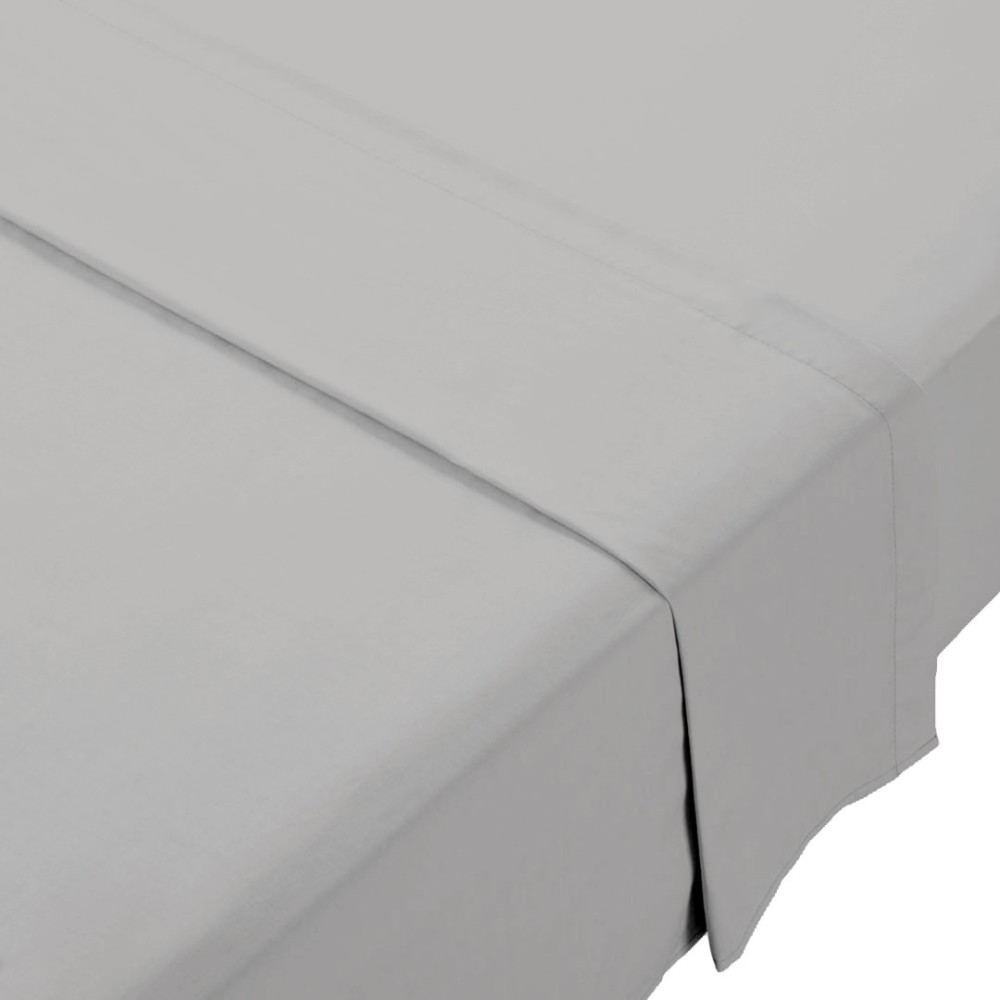 Grey 200tc Cotton Flat Sheet Volpes