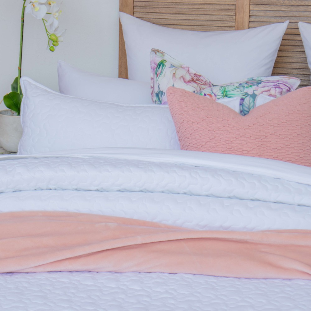 Quilt Set Cotton 200TC White Volpes