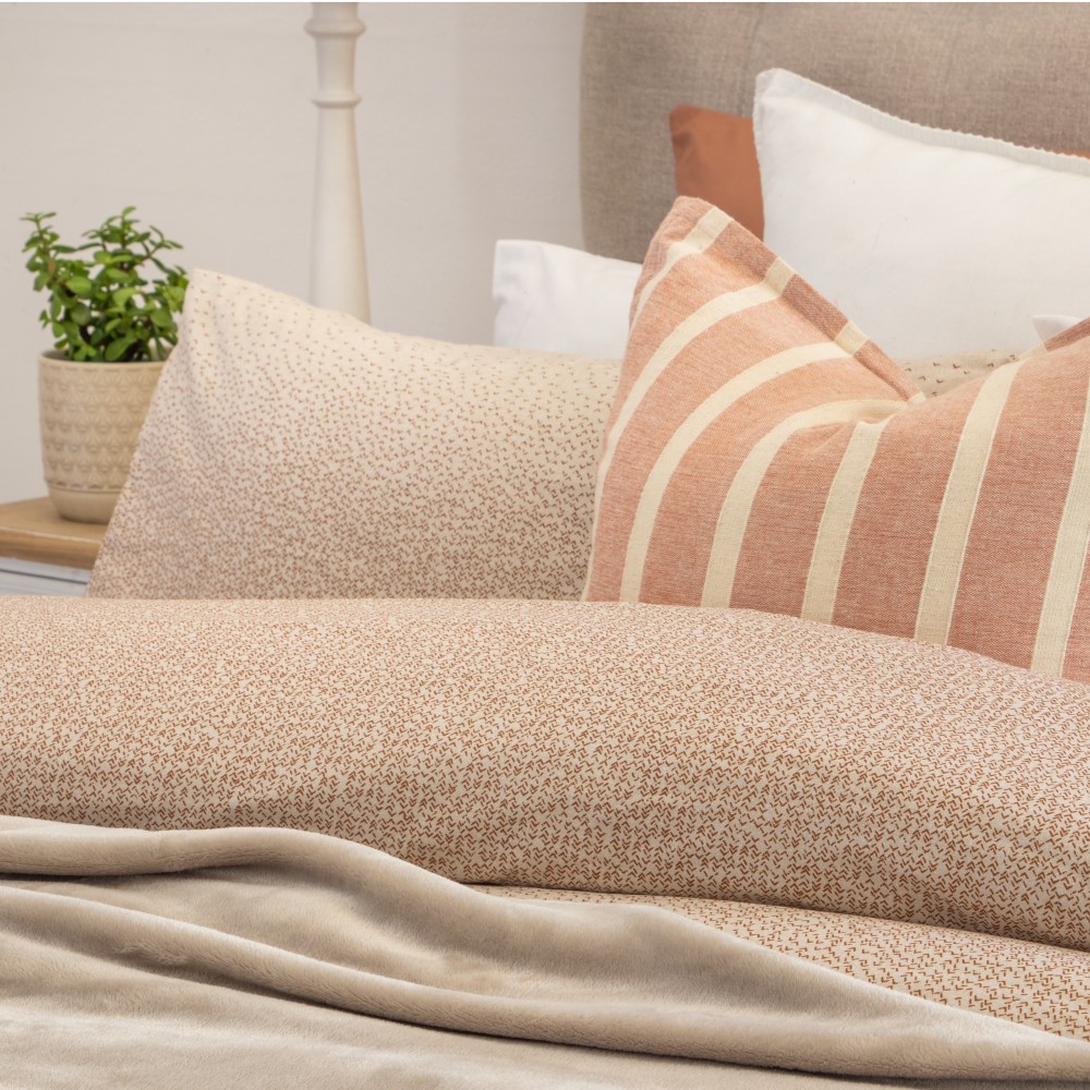 KEANU TOFFEE DUVET COVER SET Volpes