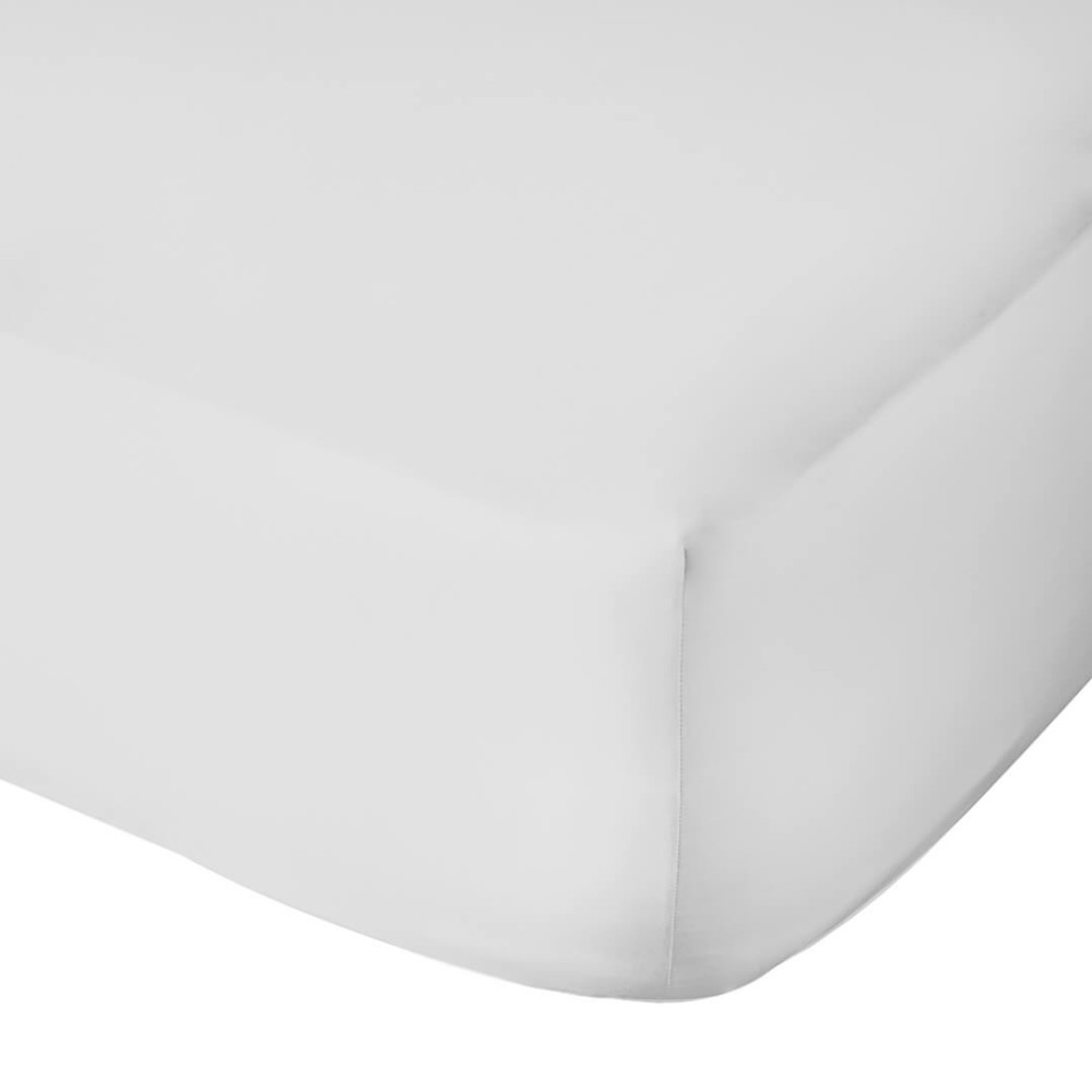 WHITE 800TC EGYPTIAN COTTON FITTED SHEET Volpes