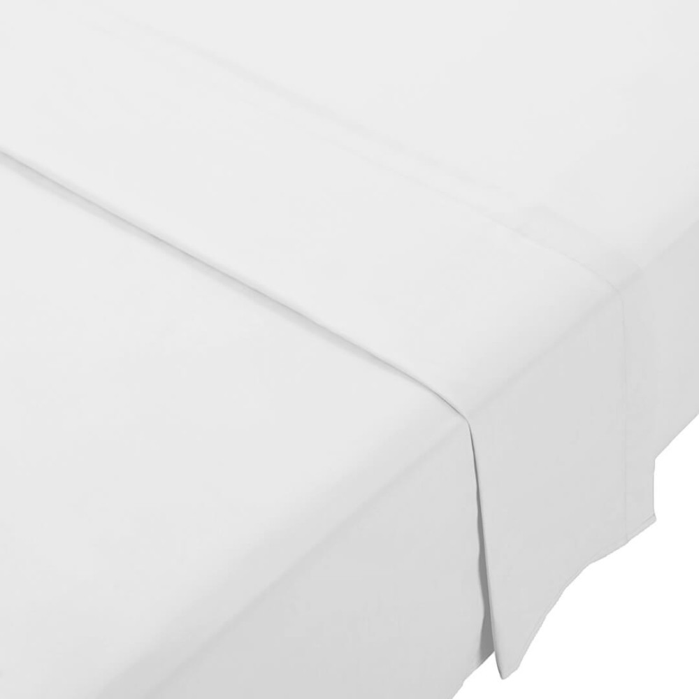 WHITE 800TC EGYPTIAN COTTON FLAT SHEET Volpes